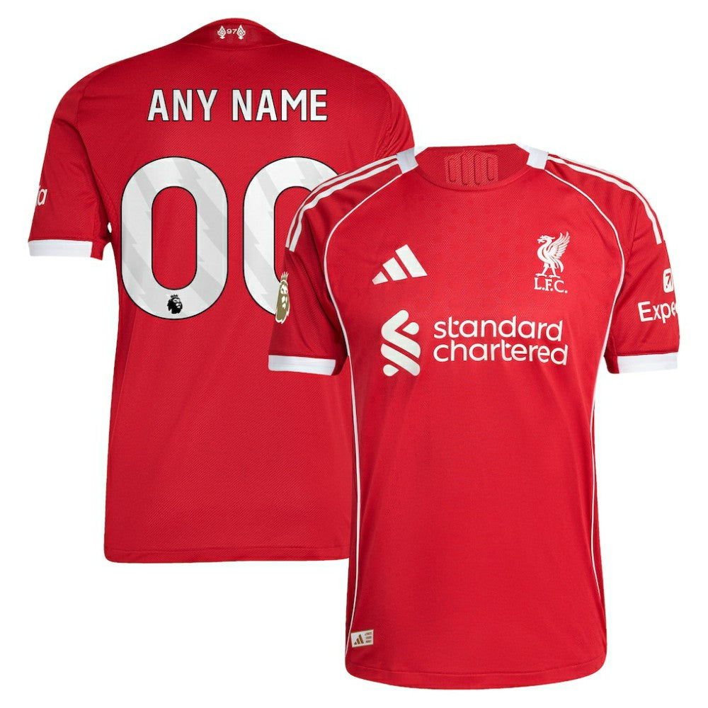 Liverpool 2025/26 Home Custom Jersey Red - Adidas on sale