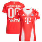 Bayern Munich Women's 2025/26 Home Replica Custom Jersey Red - Adidas online