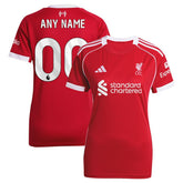 Liverpool Women's 2025/26 Home Custom Replica Jersey Red - Adidas discount