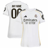 Real Madrid Women's 2025/26 Home Replica Custom Jersey White - Adidas sale