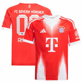 Bayern Munich Youth 2025/26 Home Replica Custom Jersey Red - Adidas sale