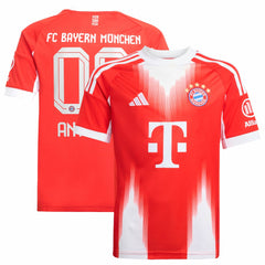 Bayern Munich Youth 2025/26 Home Replica Custom Jersey Red - Adidas sale