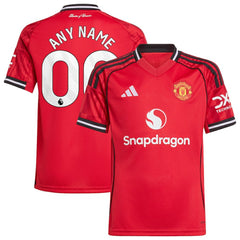 Manchester United Youth Home 2025/26 Custom Replica Jersey Red - Adidas sale