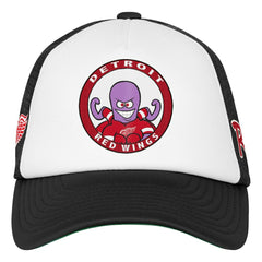 Detroit Red Wings Mitchell & Ness Youth Mascot Adjustable Trucker Hat - White | US 203109690
