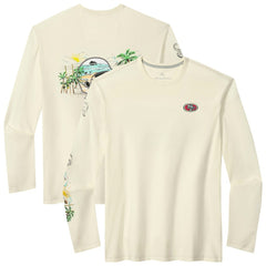San Francisco 49ers Oasis Endzone Lux Long Sleeve T-Shirt - Cream T-shirts