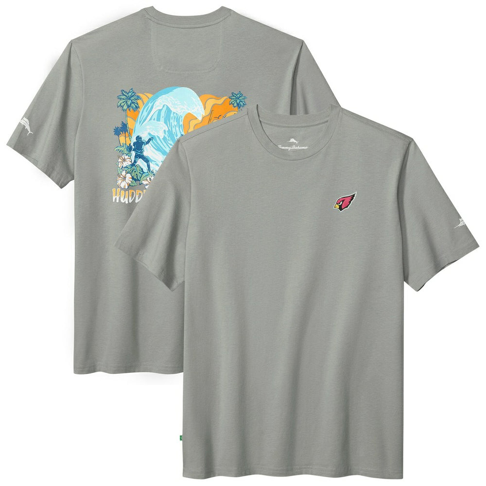 Arizona Cardinals Huddle & Hang Tens T-Shirt - Gray T-shirts