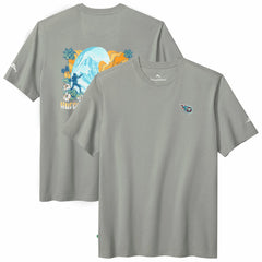 Tennessee Titans Huddle & Hang Tens T-Shirt - Gray T-shirts