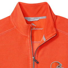 Cleveland Browns Sport Tobago Half-Zip Pullover - Orange Pullover