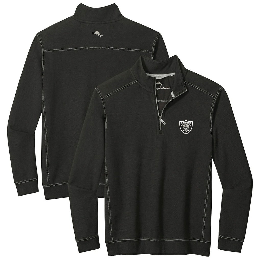 Las Vegas Raiders Sport Tobago Half-Zip Pullover - Black Pullover