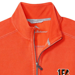 Cincinnati Bengals Sport Tobago Half-Zip Pullover - Orange Pullover