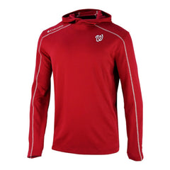 Washington Nationals Columbia Omni-Wick Shotgun Pullover Hoodie - Red Hoodies