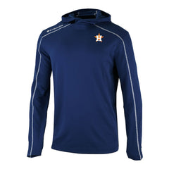 Houston Astros Columbia Omni-Wick Shotgun Pullover Hoodie - Navy Hoodies