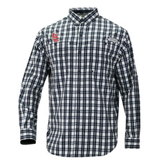 St. Louis Cardinals Columbia Super Tamiami Omni-Shade Long Sleeve Button-Down Shirt - Navy