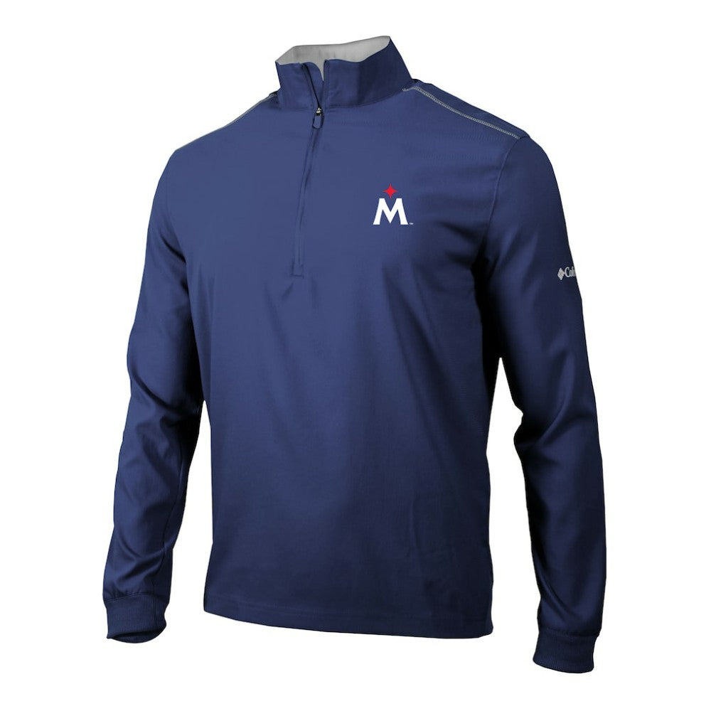 Minnesota Twins Columbia Omni-Wick Bogey's Paradise Quarter-Zip Pullover - Navy Pullover