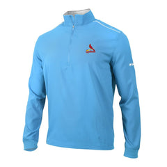St. Louis Cardinals Columbia Omni-Wick Bogey's Paradise Quarter-Zip Pullover - Light Blue Pullover