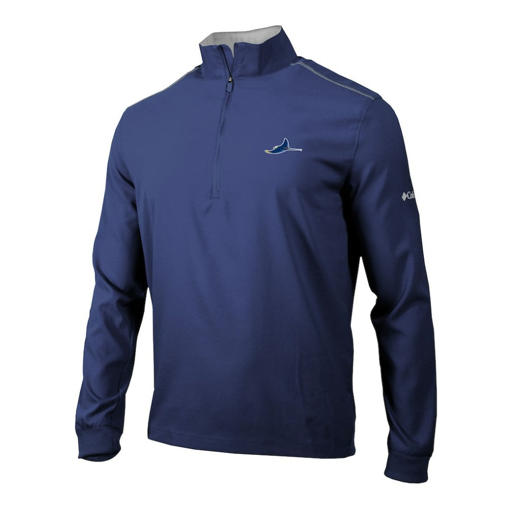Tampa Bay Rays Columbia Omni-Wick Bogey's Paradise Quarter-Zip Pullover - Navy Pullover