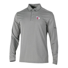 Cleveland Guardians Columbia Omni-Wick Pin High Long Sleeve Polo - Gray