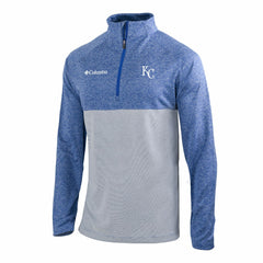 Kansas City Royals Columbia Omni-Wick Raglan Rockin' It Quarter-Zip Pullover - Royal Pullover