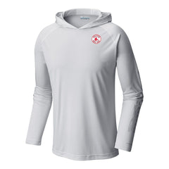 Boston Red Sox Columbia Terminal Tackle Omni-Shade Pullover Hoodie - White Hoodies