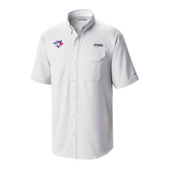 Toronto Blue Jays Columbia Omni-Wick Low Drag Offshore Button-Up Shirt - White
