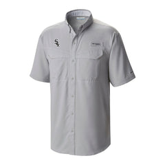Chicago White Sox Columbia Omni-Wick Low Drag Offshore Button-Up Shirt - Gray