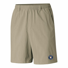 Houston Astros Columbia PFG Backcast III Water Shorts - Tan Shorts
