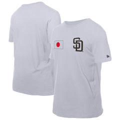 San Diego Padres New Era Japanese Flag T-Shirt - White T-shirts
