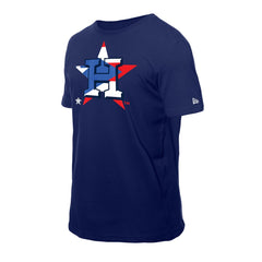 Houston Astros New Era Puerto Rican Flag Logo T-Shirt - Navy T-shirts