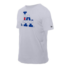 Los Angeles Dodgers New Era Cuban Flag Logo T-Shirt - White T-shirts