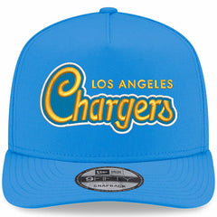 Los Angeles Chargers New Era Charger Power A-Frame 9FIFTY Snapback Hat - Powder Blue Hats