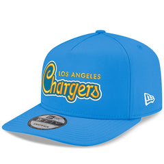 Los Angeles Chargers New Era Charger Power A-Frame 9FIFTY Snapback Hat - Powder Blue Hats