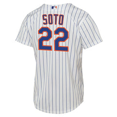 Juan Soto New York Mets Nike Youth Home Replica Jersey - White Jerseys