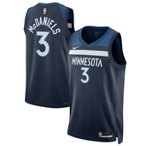 Jaden McDaniels Minnesota Timberwolves Unisex Swingman Player Jersey Icon Edition Navy - Nike
