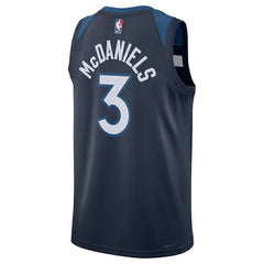 Jaden McDaniels Minnesota Timberwolves Unisex Swingman Player Jersey Icon Edition Navy - Nike