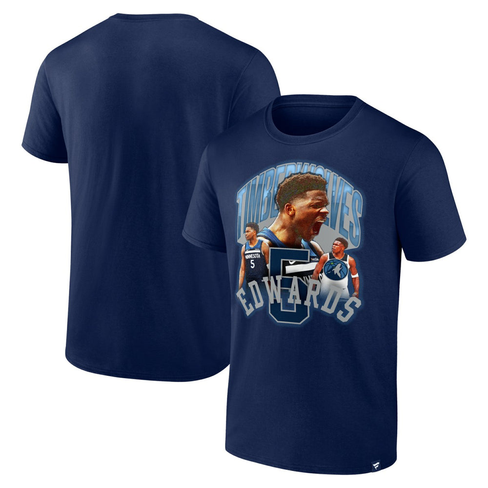 Anthony Edwards Minnesota Timberwolves Notorious 4.0 T-Shirt Navy - Fanatics