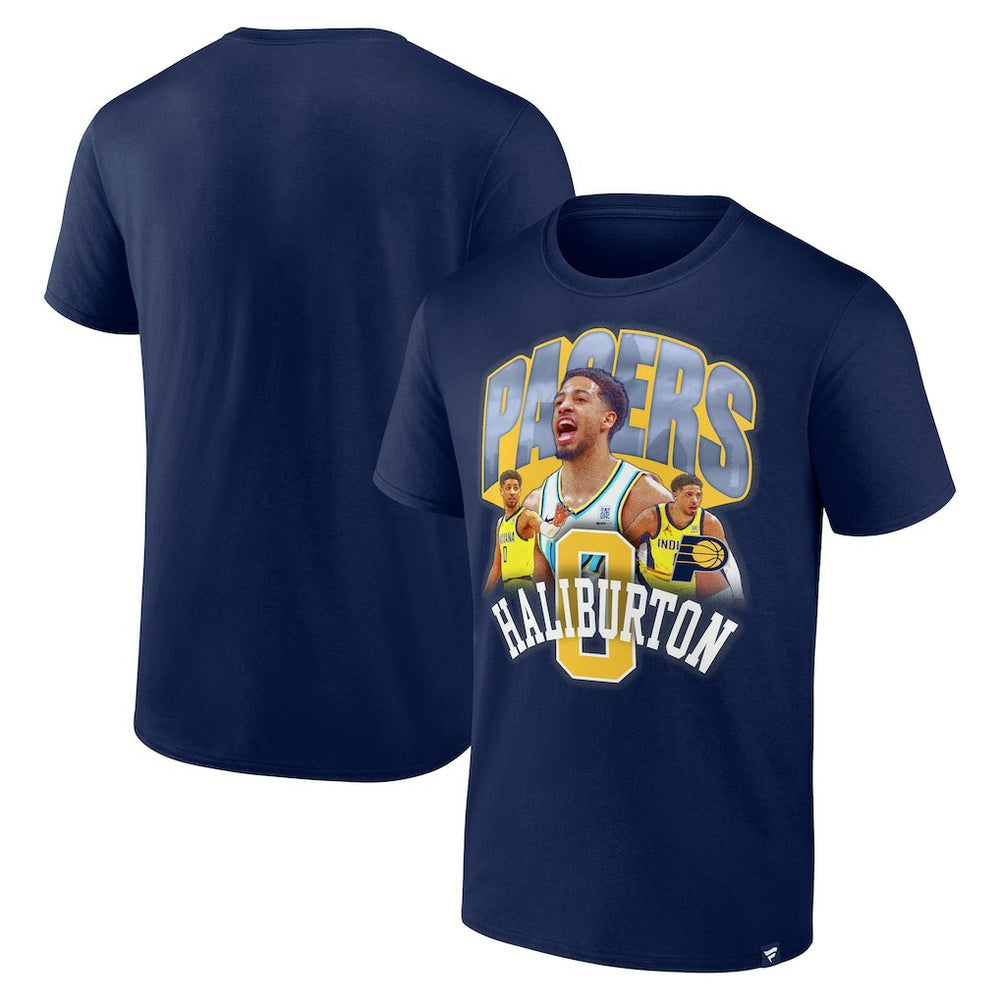 Tyrese Haliburton Indiana Pacers Notorious 4.0 T-Shirt Navy - Fanatics