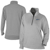 New York Mets Columbia Women's Birchwood Hills Quarter-Zip Pullover - Gray Pullover
