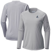 Miami Marlins Columbia Tidal Tee II Long Sleeve T-Shirt - Gray T-shirts