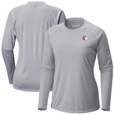 Cleveland Guardians Columbia Tidal Tee II Long Sleeve T-Shirt - Gray T-shirts