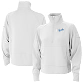 Kansas City Royals Columbia Women's Wickhams Hills Raglan Omni-Wick Quarter-Zip Pullover - White Pullover