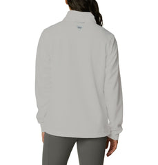 Tampa Bay Rays Columbia Women's Skiff Guide Fleece Half-Zip Pullover Jacket - White Jackets