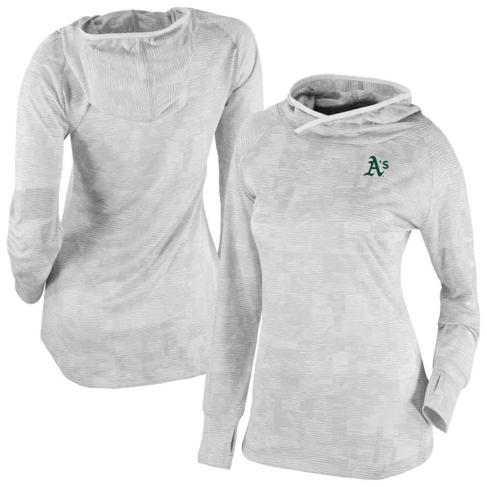 Athletics Columbia Women's Omni-Wick Sunday Ball Raglan Pullover Hoodie - White Hoodies