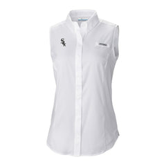 Chicago White Sox Columbia Women's Tamiami Sleeveless Shirt - White