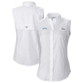 Seattle Mariners Columbia Women's Tamiami Sleeveless Shirt - White