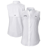 Houston Astros Columbia Women's Tamiami Sleeveless Shirt - White