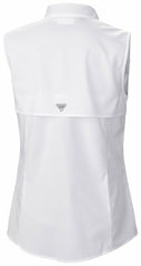 Toronto Blue Jays Columbia Women's Tamiami Sleeveless Shirt - White