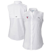 Cleveland Guardians Columbia Women's Tamiami Sleeveless Shirt - White