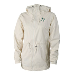 Athletics Columbia Women's Lily Park Full-Zip Rain Jacket - Cream Jackets