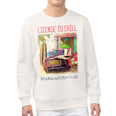 San Diego Padres Margaritaville License to Chill Fleece Sweatshirt - Cream Sweatshirts