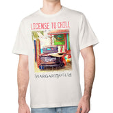 Texas Rangers Margaritaville License to Chill T-Shirt - Cream T-shirts